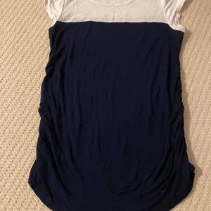 Bellyssima maternity shirt navy